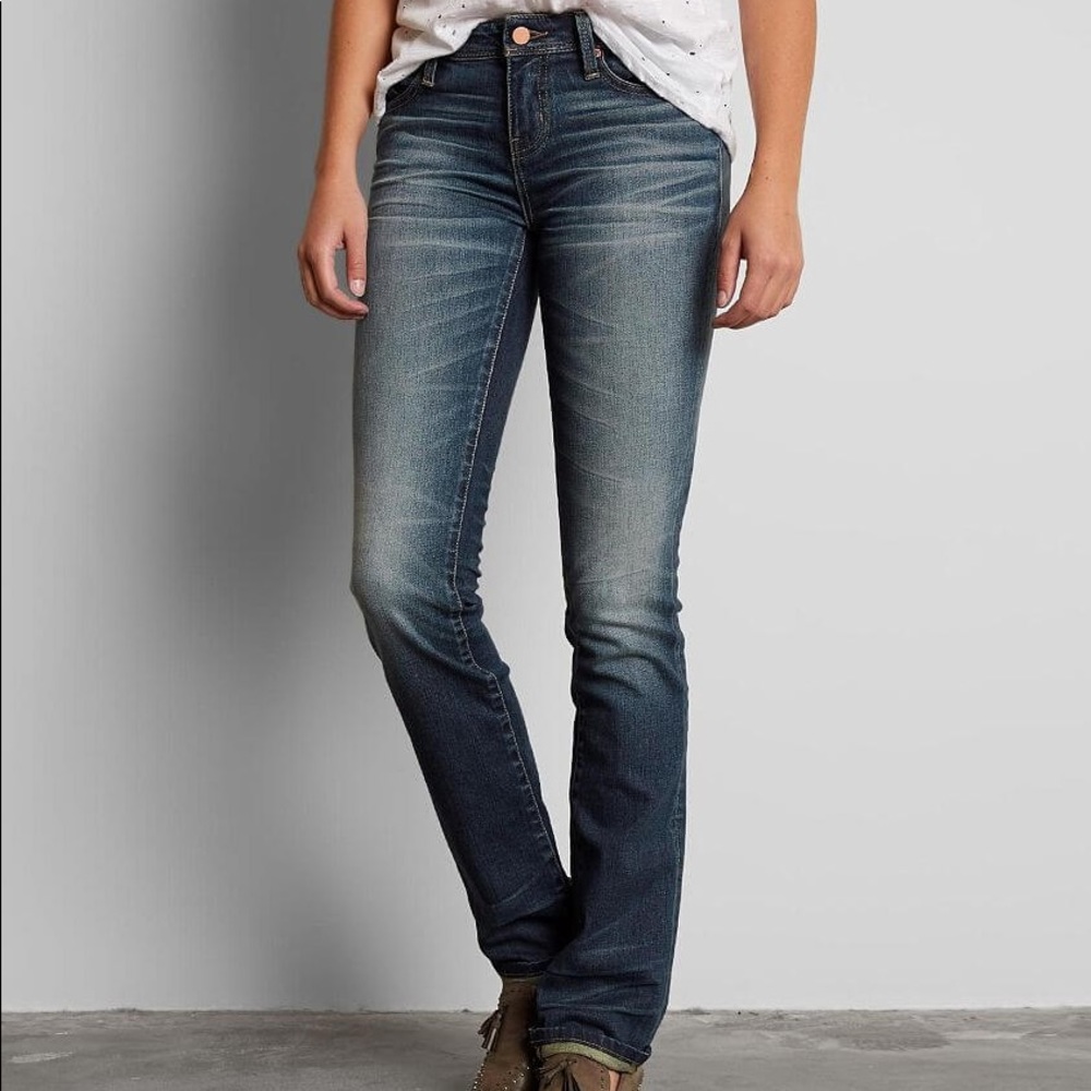 Buckle Black Straight Jeans